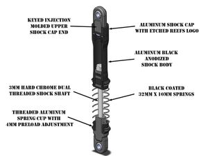 XP Aluminum Shocks 90mm (2pk)