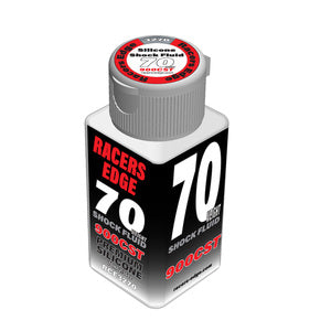 Racers Edge 70 Weight, 900cSt, 70ml 2.36oz Pure Silicone Shock Oil