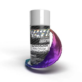 Spaz Stix - Color Change Aerosol Paint, Orange/Purple/Teal, 3.5oz Can