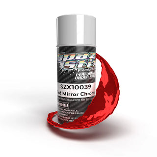 Spaz Stix  Red Mirror Chrome Aerosol Paint, 3.5oz Can