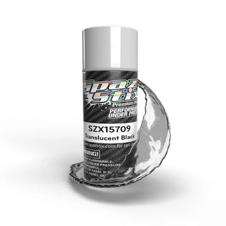 Spaz Stix - Translucent Black Aerosol Paint, for Window Tint/Drop Shadows, 3.5oz Can